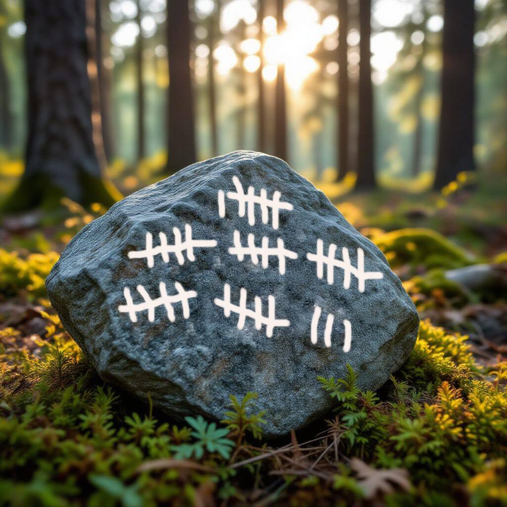 Compteur sur la roche