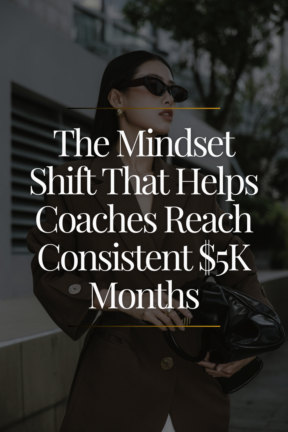 woman entrepreneur reflecting on limiting beliefs and mindset shifts needed for business growth and consistent $5k months