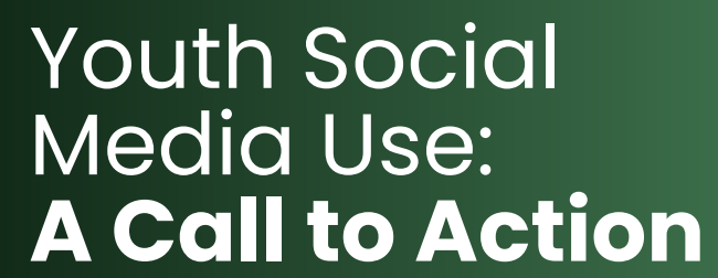 "Youth Social Media Use: A Call to Action," describes the benefits and harms of social media use among adolescents, 95% of whom are online, with a third using it almost constantly.