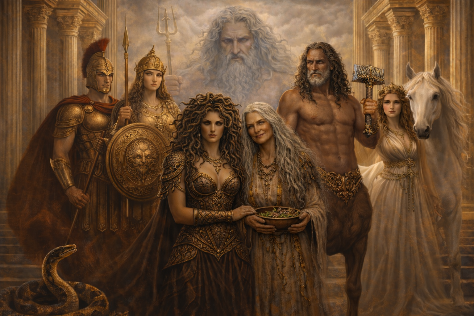 Astrological group portrait for the Lunar New Year Solar Eclipse