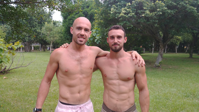 Devin Kelley and Guizard Théophile - Philosport - One arm handstand progression