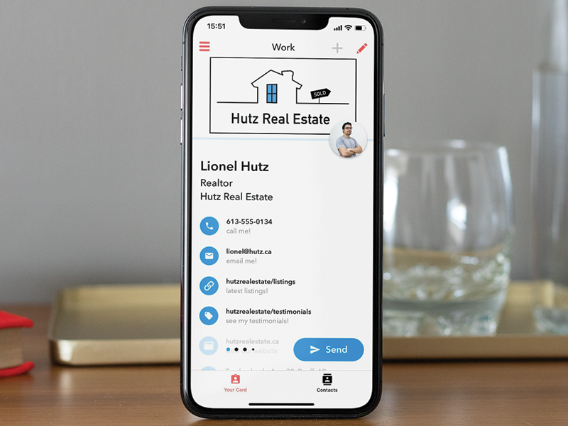 Digital Business Card for Real Estate NFC