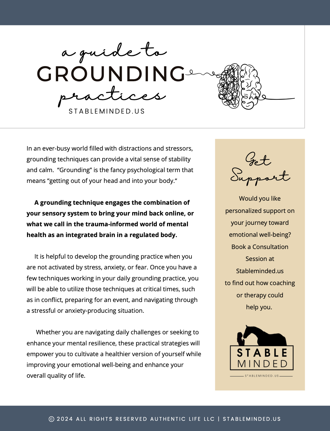 Quick Guide to Grounding Practices