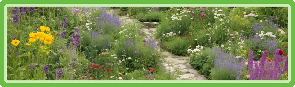 Een ecologische kruidentuin om kruiden te oogsten