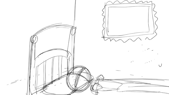 Roughs of the initial idea