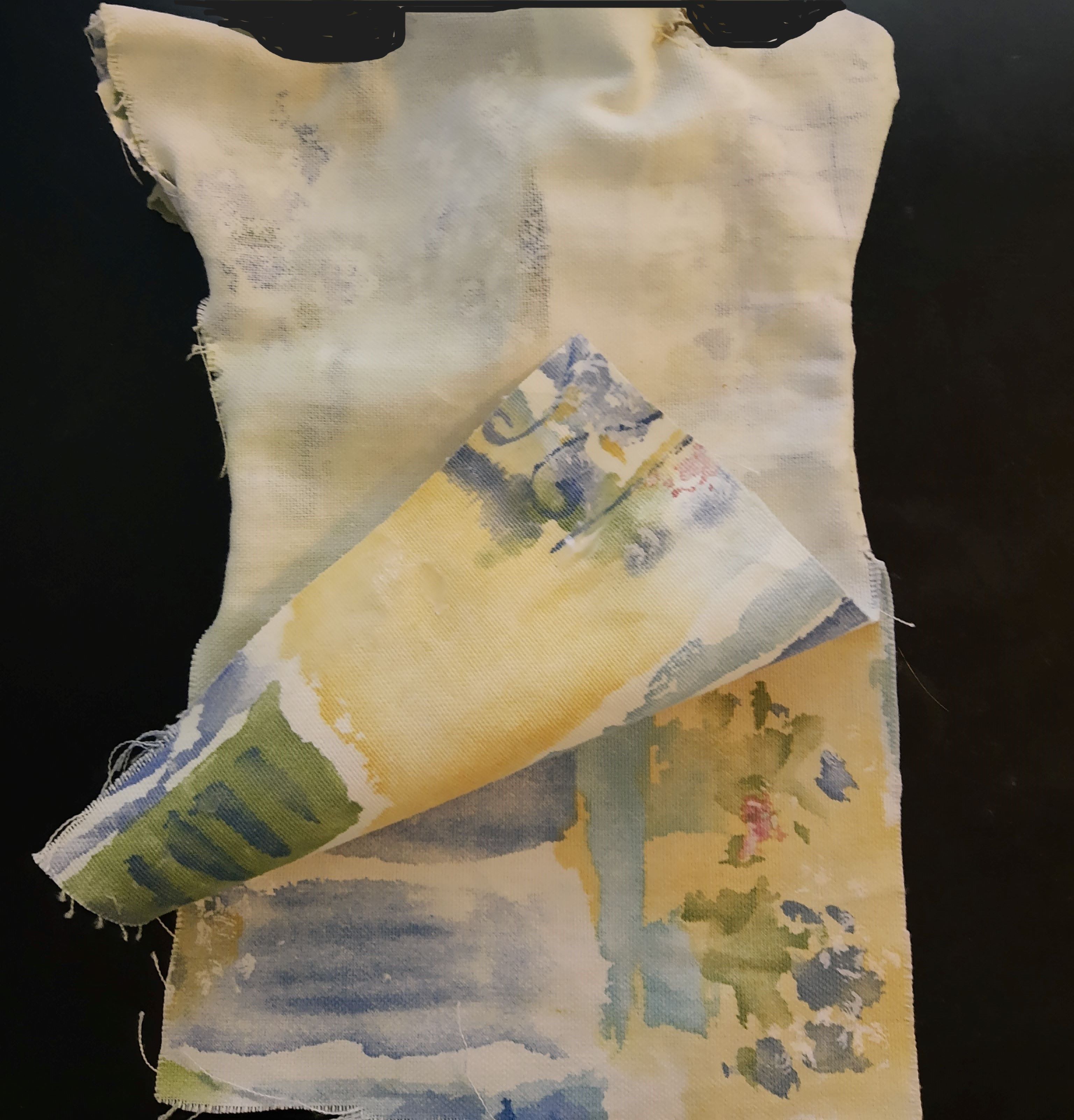 Hand Puppet after sewing it and turning it right side in - homeschooldrama.com