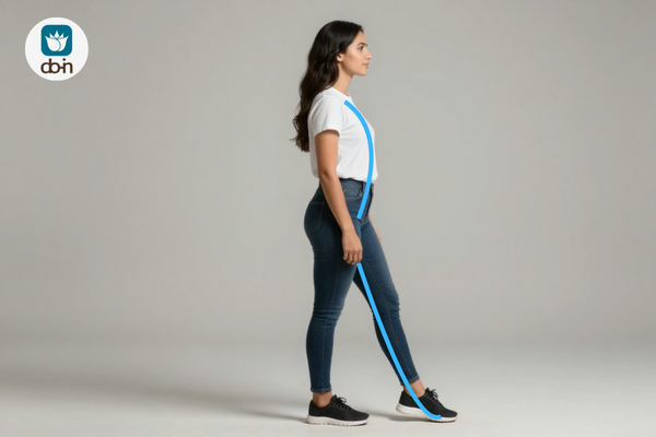 Niermeridiaan loopt langs binnenkant benen Do-In Yoga