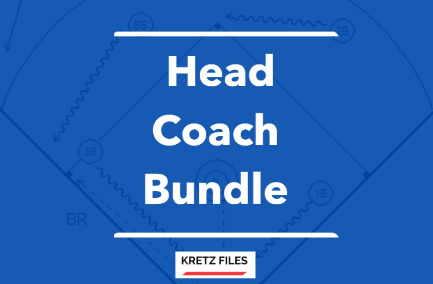 head baseball coaching bundle