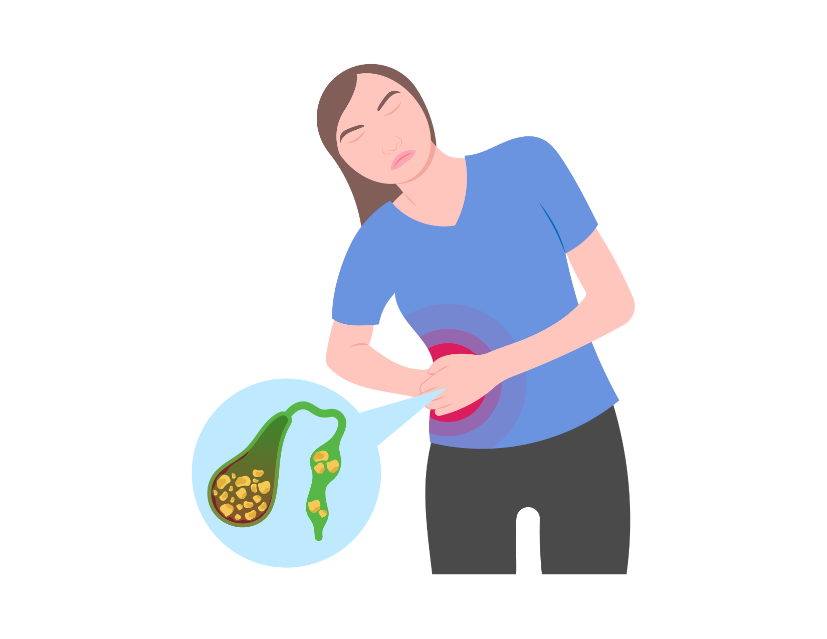 Gallbladder suffers from low fat