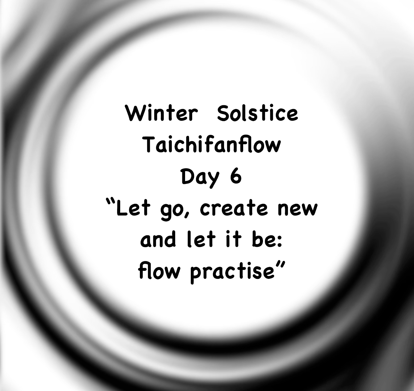 Taichifanflow: winter solstice daily practice - day 6