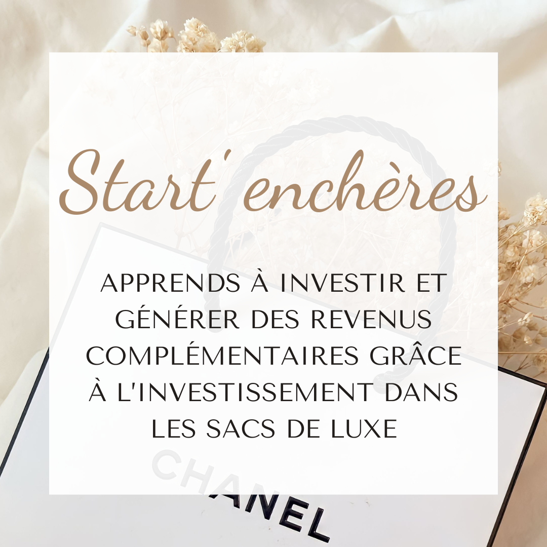 Start'enchères investis dans les sacs de luxe aux enchères