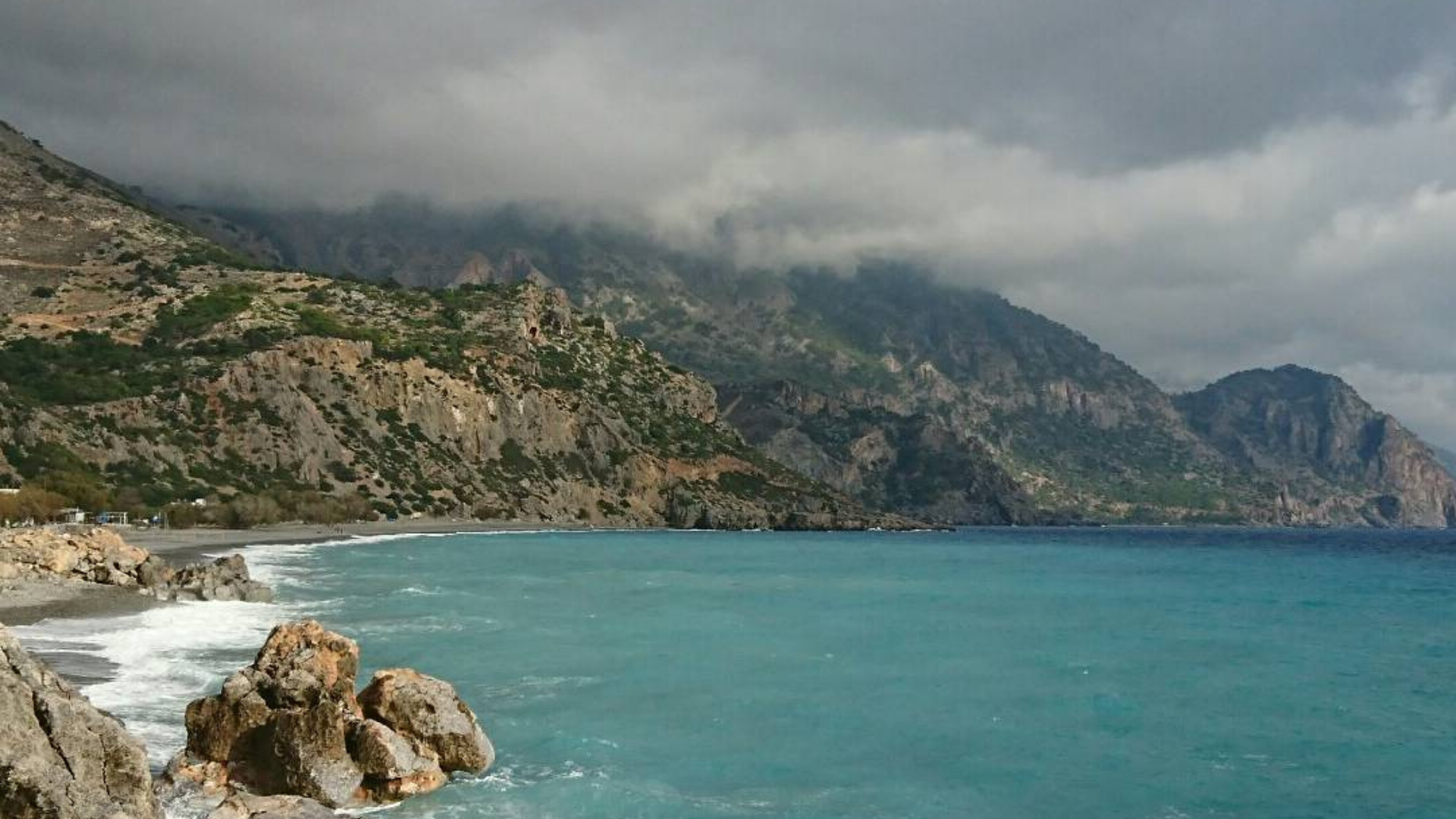 Sougia Coastline Crete, Greece