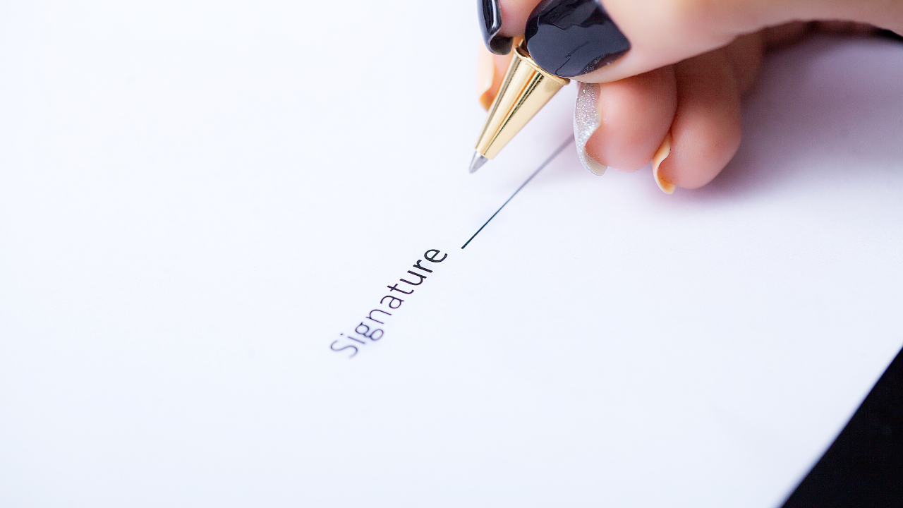  Signer un contrat d'engagement symbolique avec soi-même.