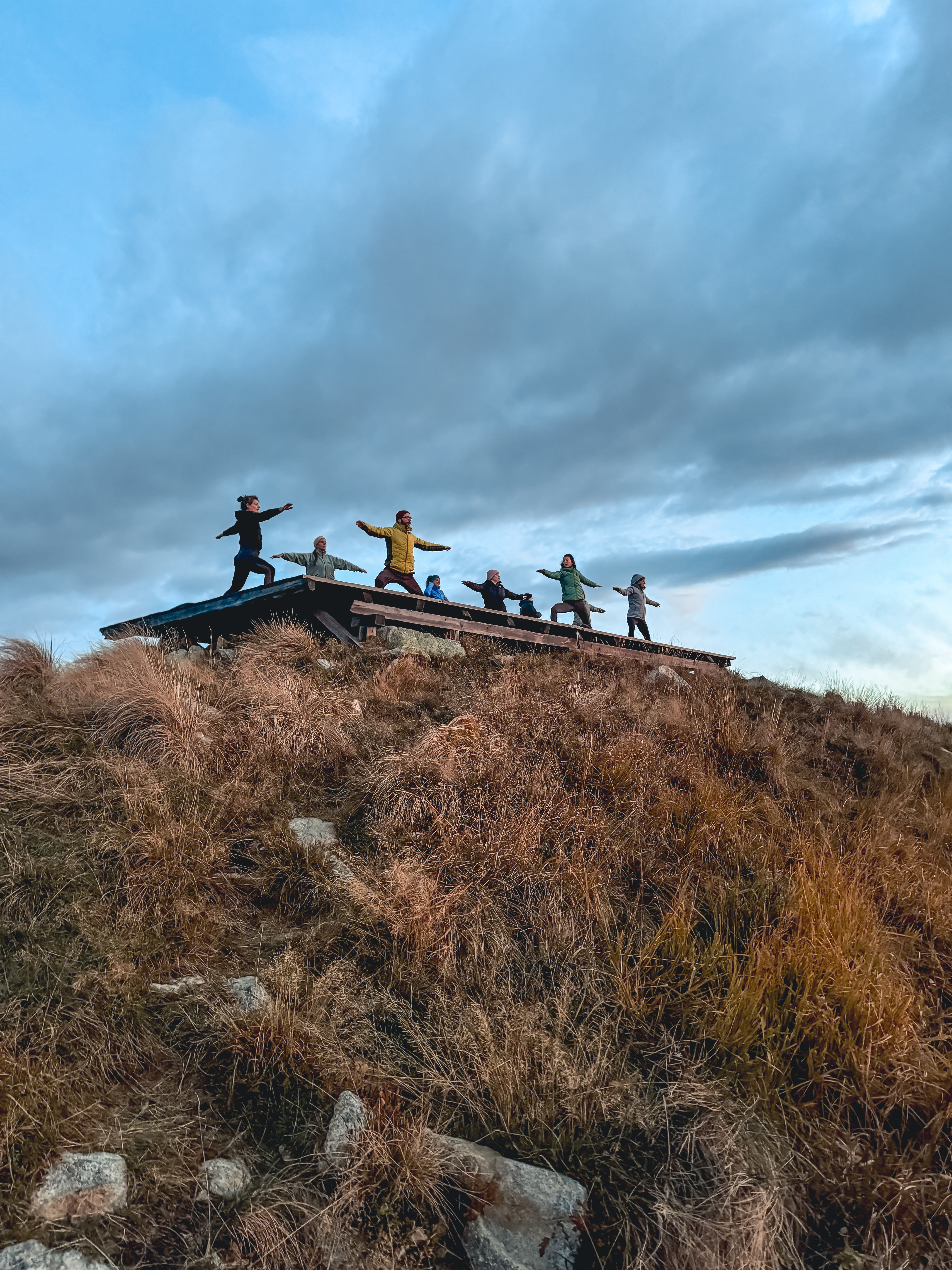 yoga in montagna