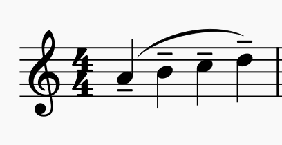 Portato violin bowing technique