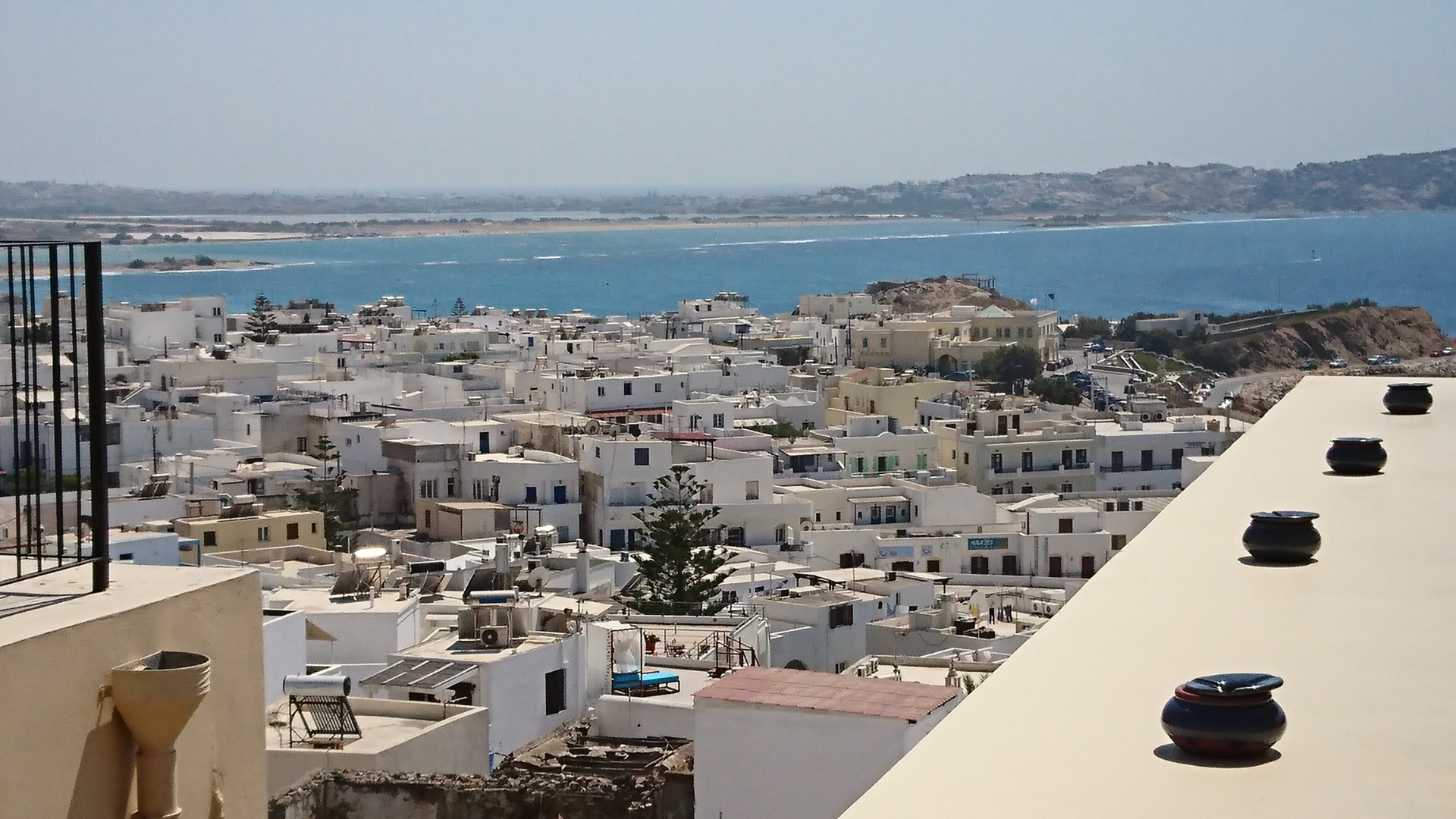 Chóra Old Town Náxos View from Avaton 1739 Cafe