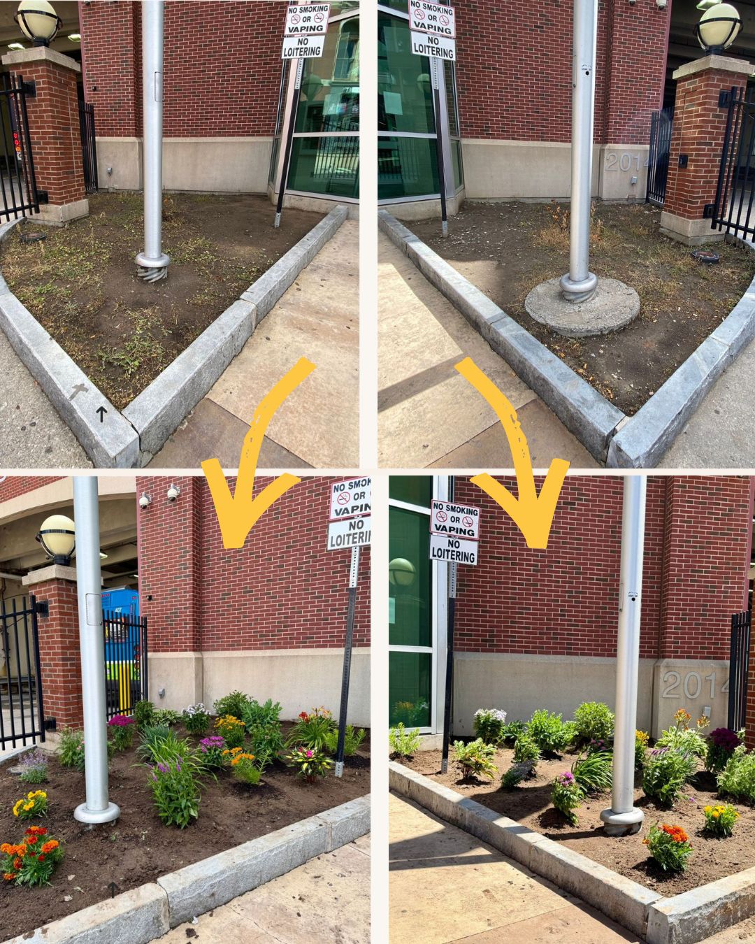 Transit Center Before and After