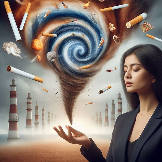 Young Woman Breaking Her Addiction