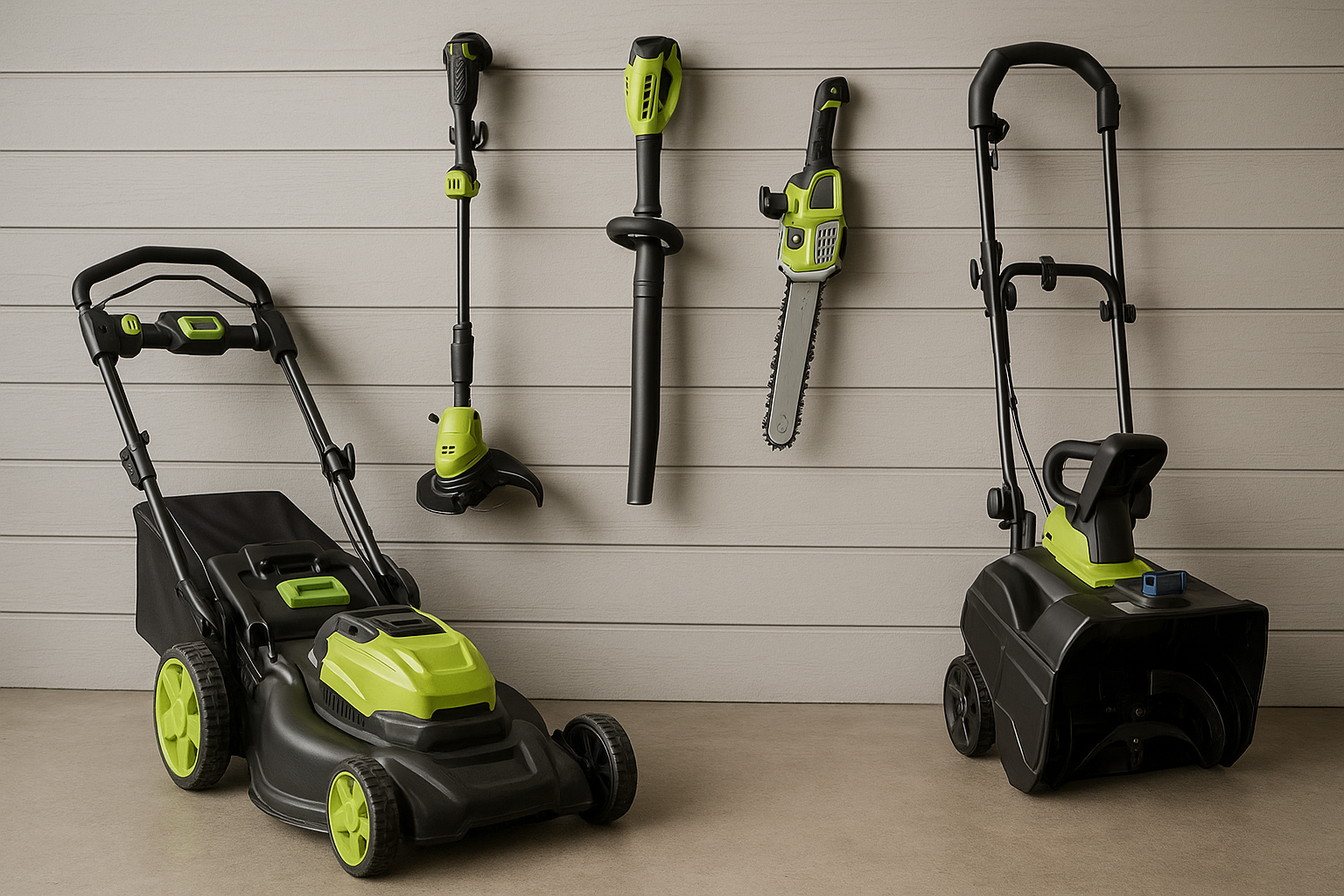 Electric Tools in Garage