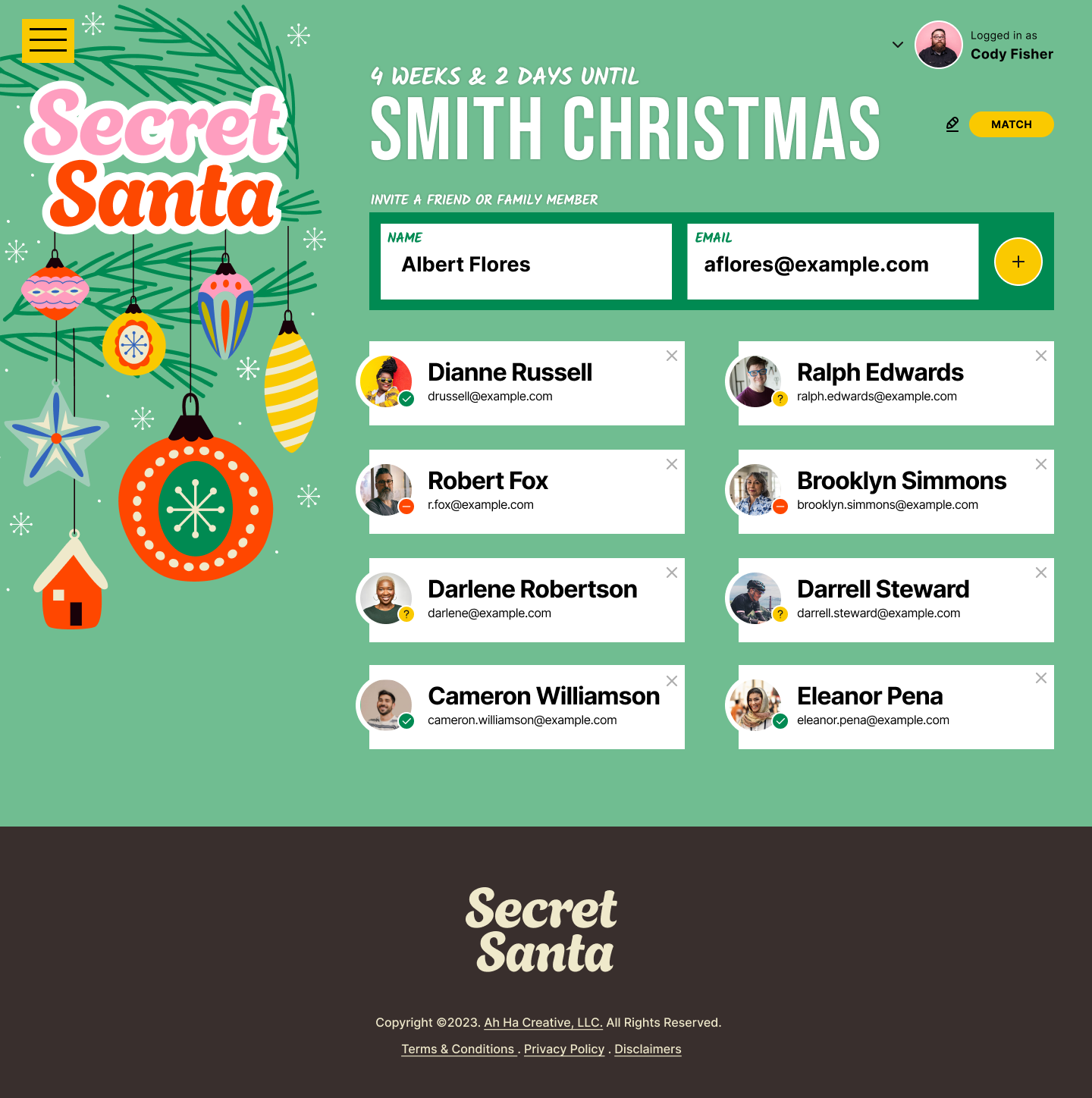 Secret Santa Application