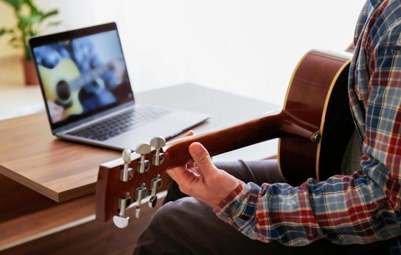 cours de guitare en ligne