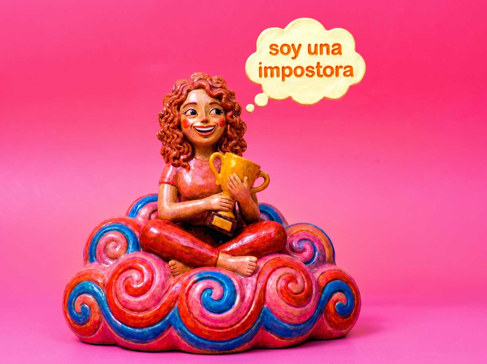 mujer con exito que siente que es una impostora