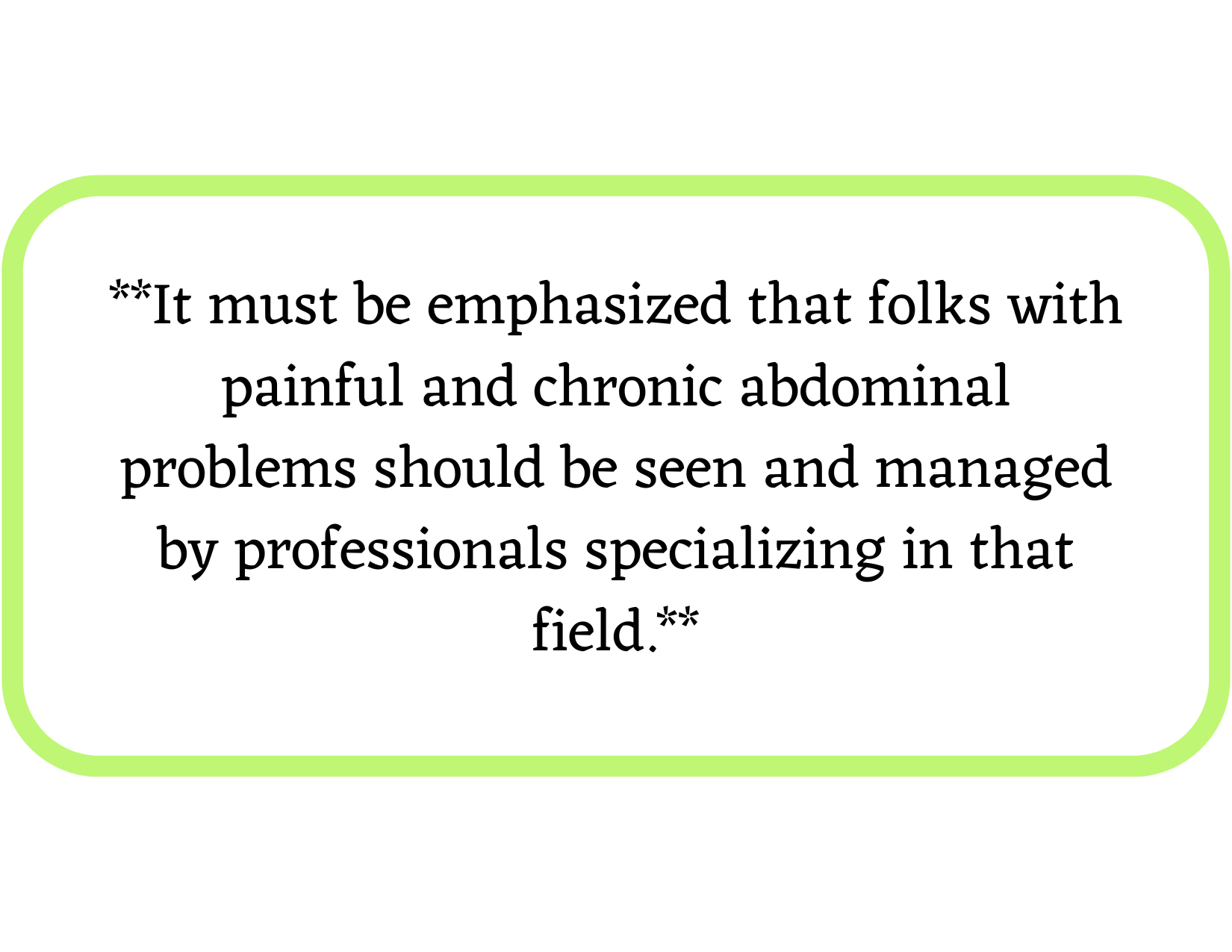 Seek professional advice