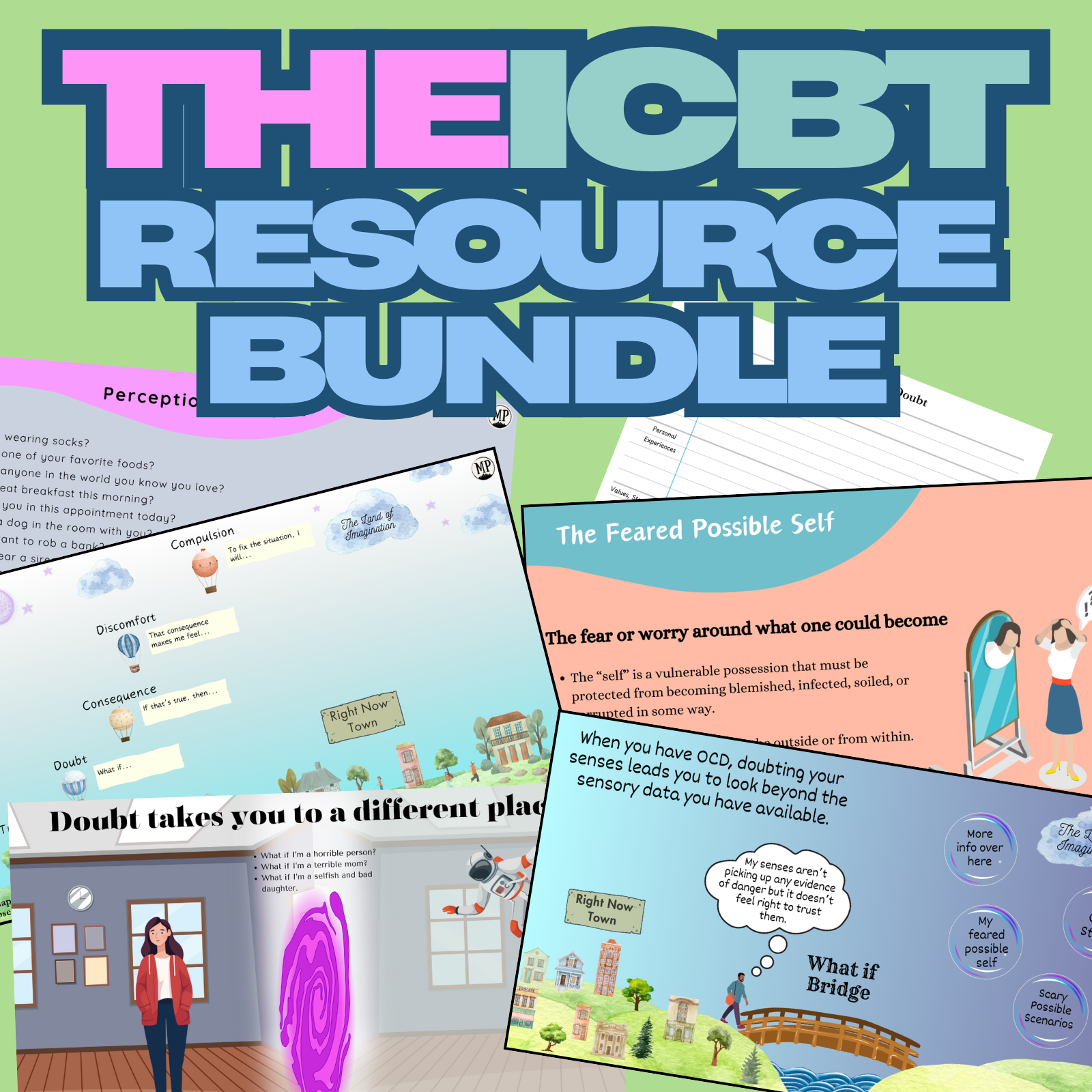 I-CBT Resource Bundle | 300+ Visual Aids | $49 | Mike Parker LCSW