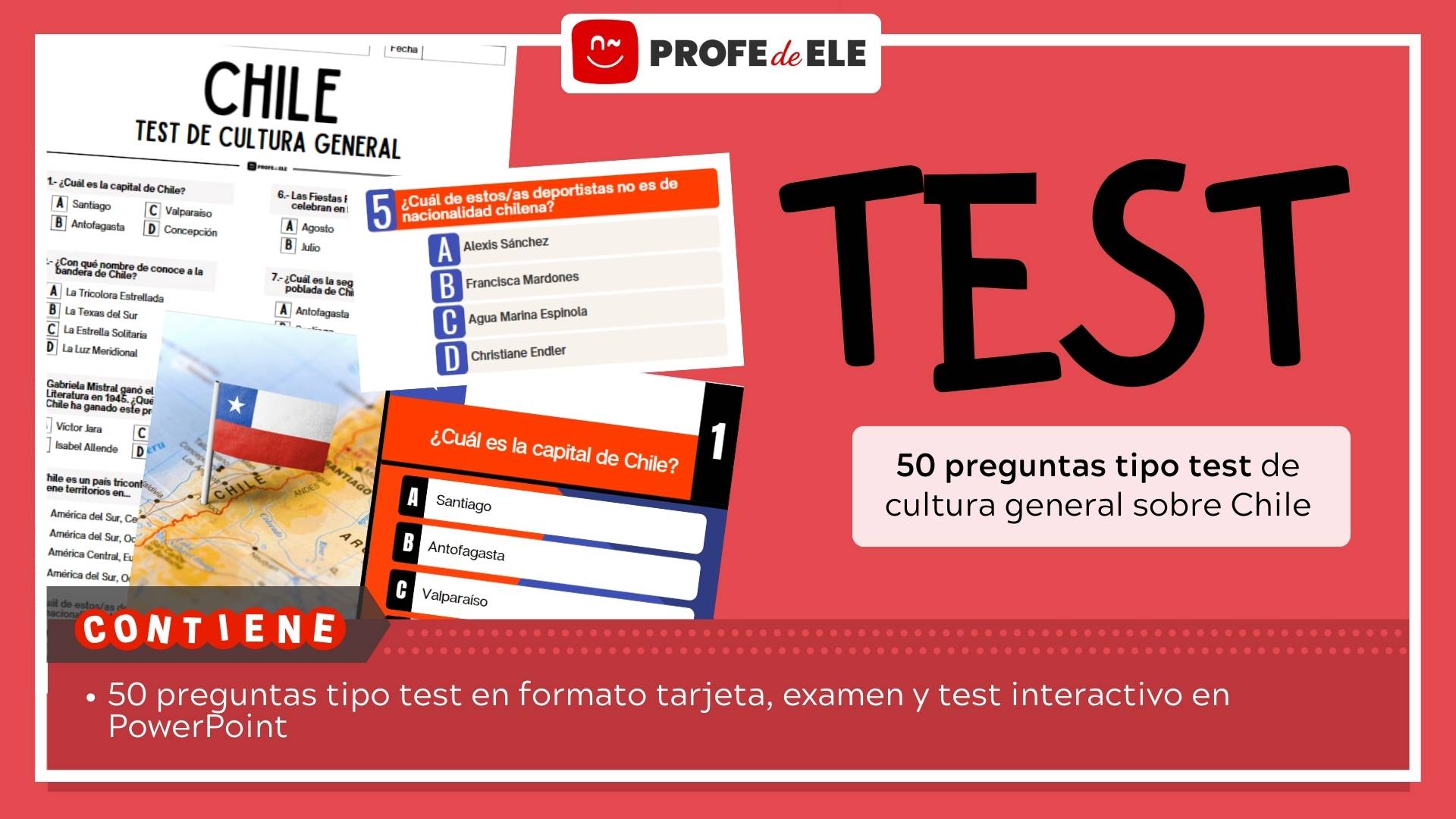 Preguntas sobre Chile cultura general