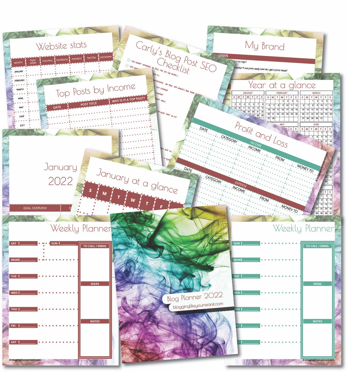 2022-printable-blog-planner