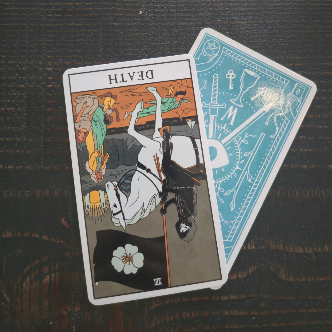 Death Card modern woman tarot deck reversed meaning
