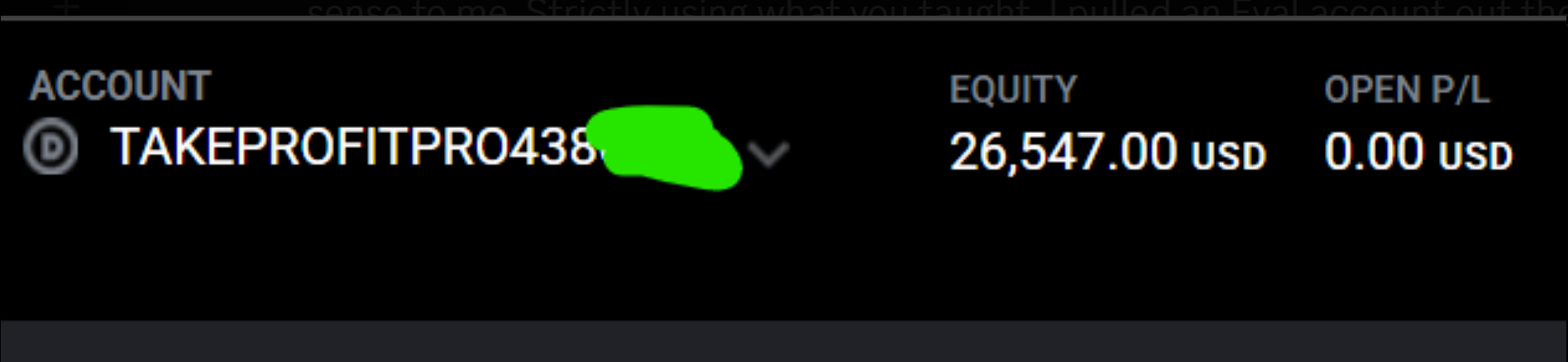 Funded Account Profits