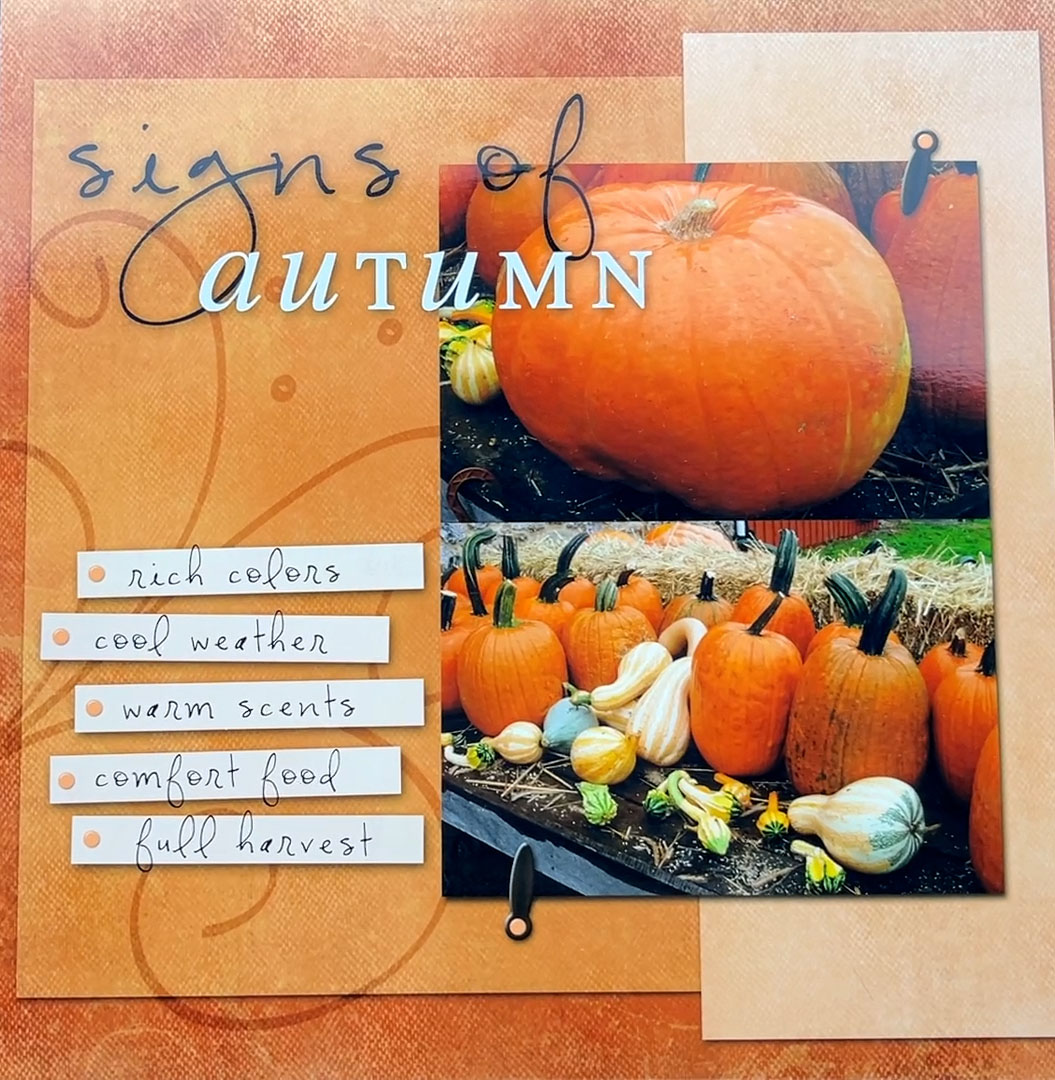 bulleted journaling example, www.thescrapbookschool.com