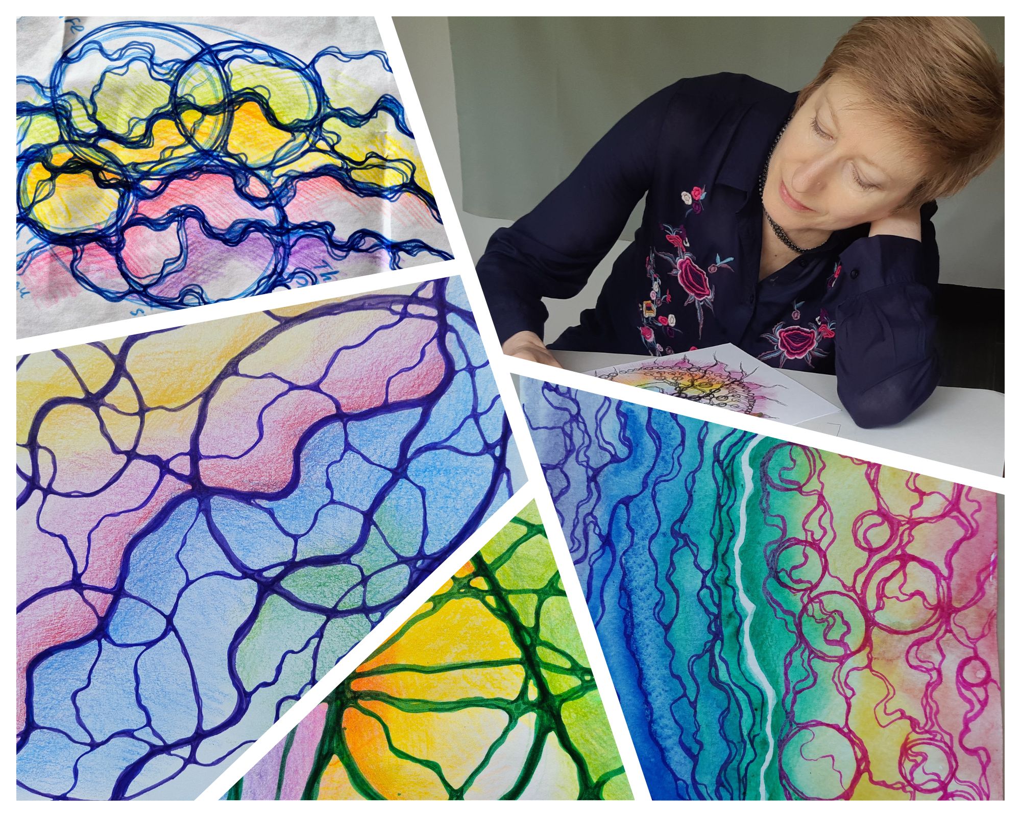 Neurographica instructor and drawings