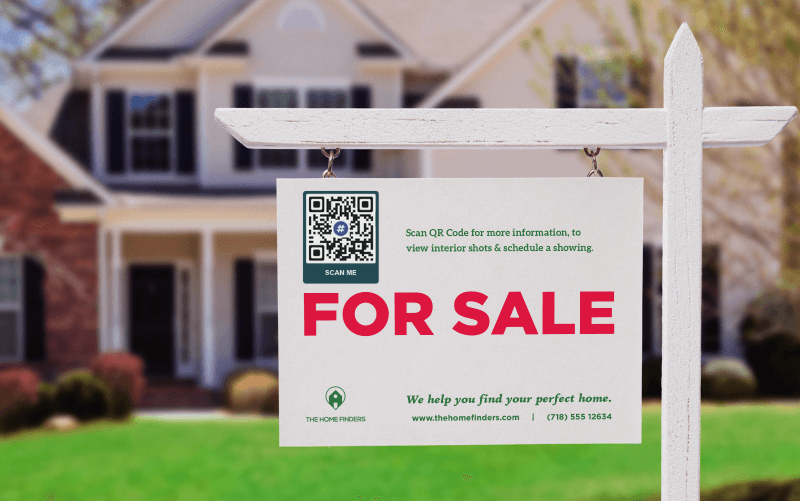 Real Estate Sign QR Code