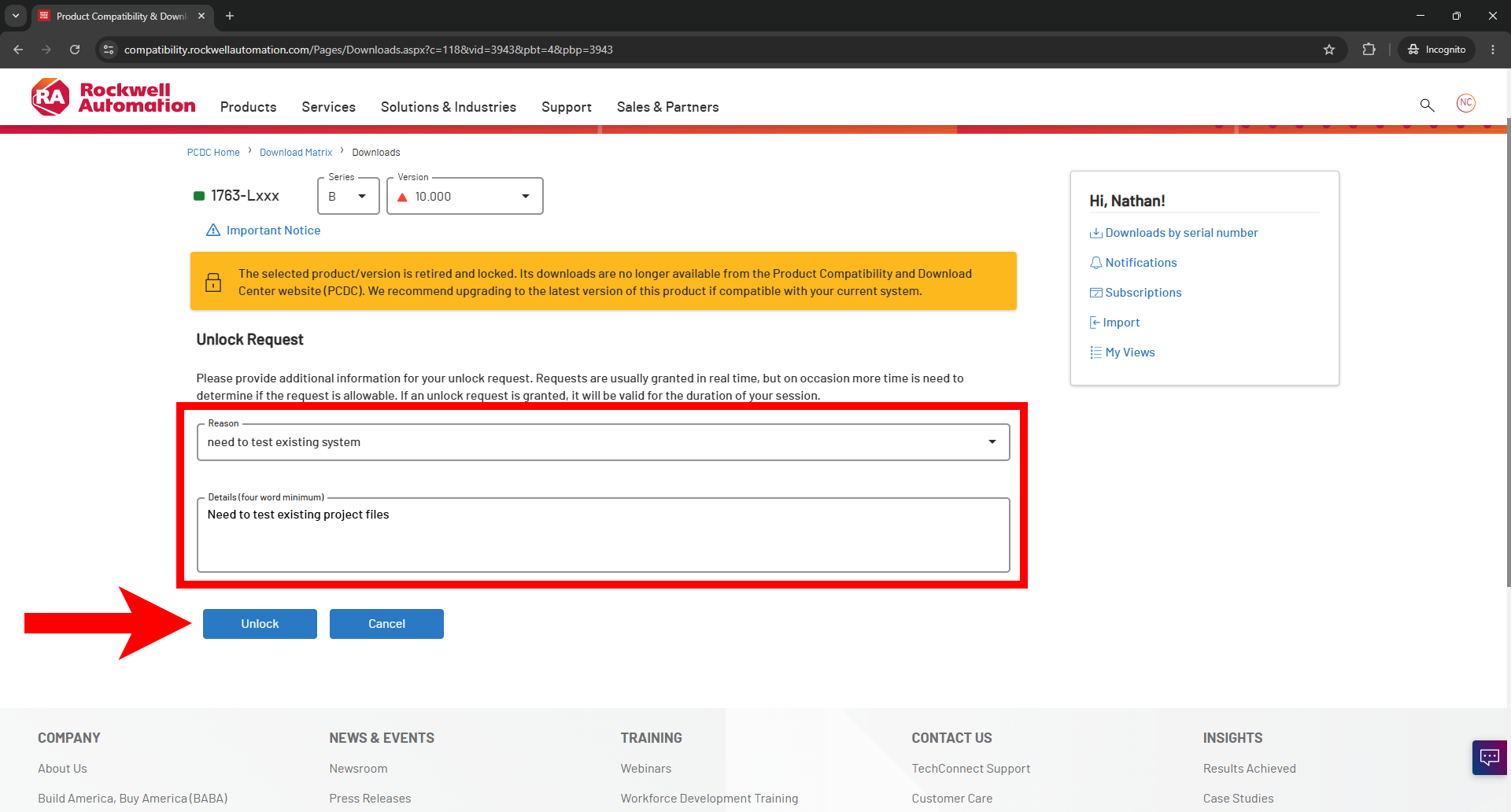 Provide a reason for wanting to use the software