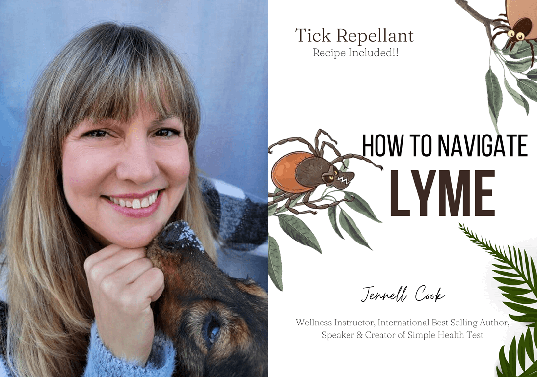 Author Jennell Cook + How To Navigate Lyme Ebook Cover