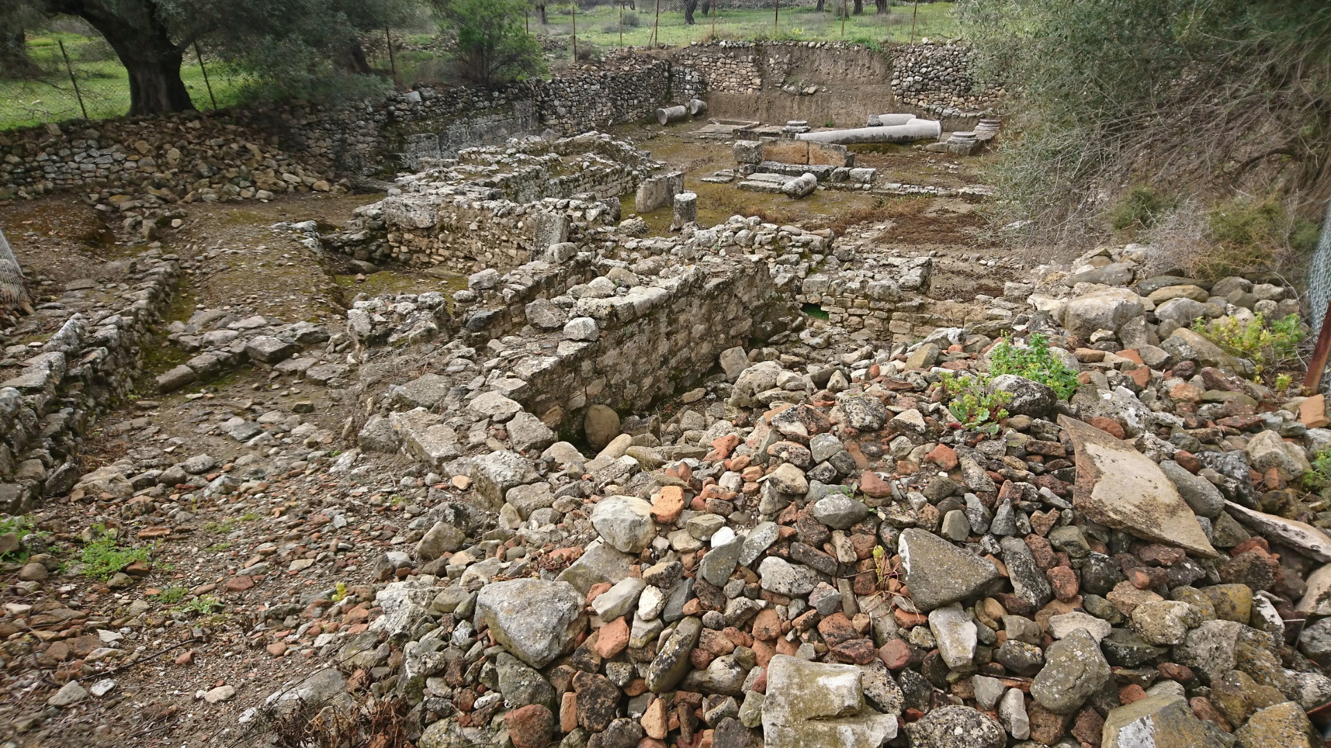 Scattered Ruins - Temple of Isis Gortyn Crete