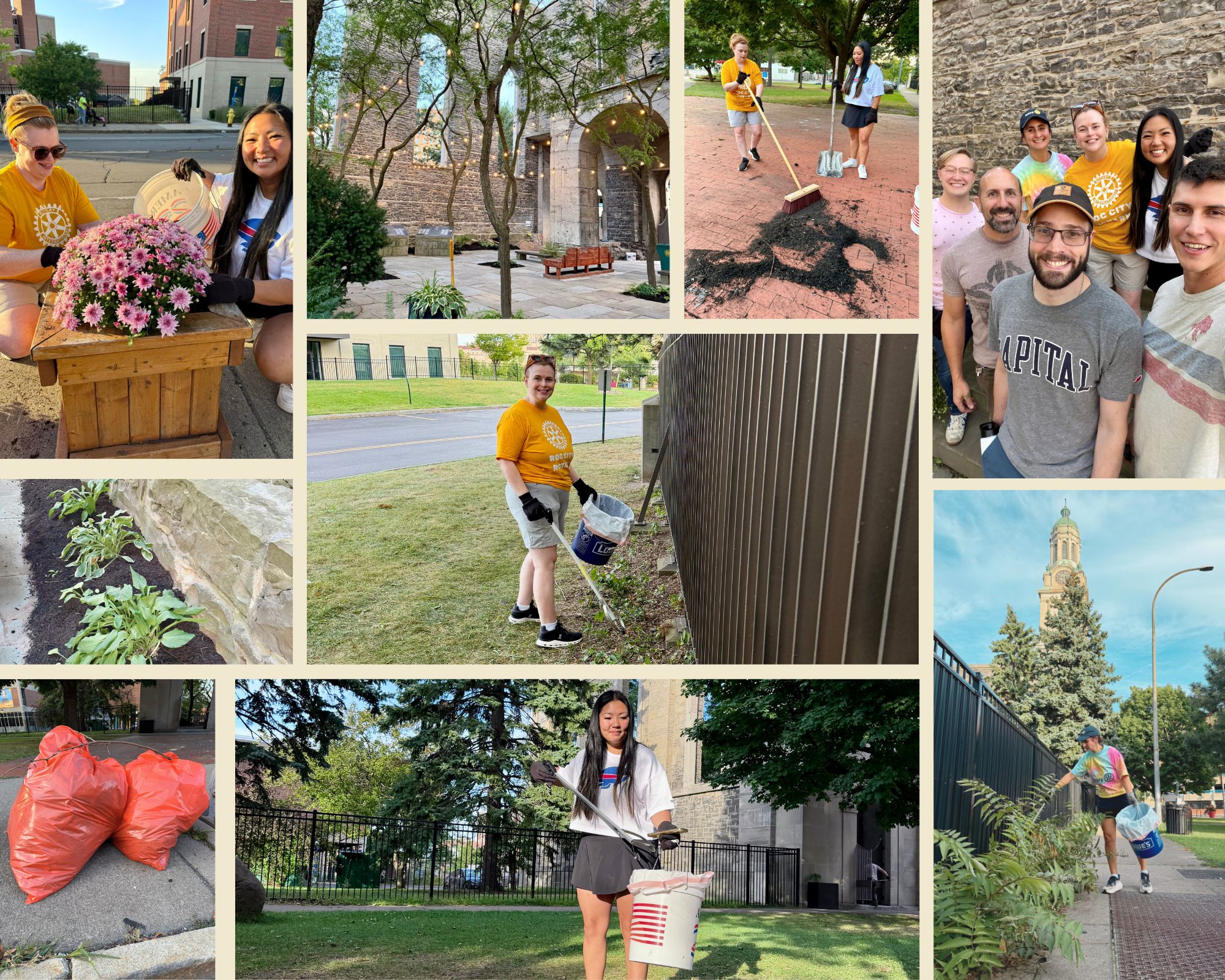 Roc City Rotary cleanup