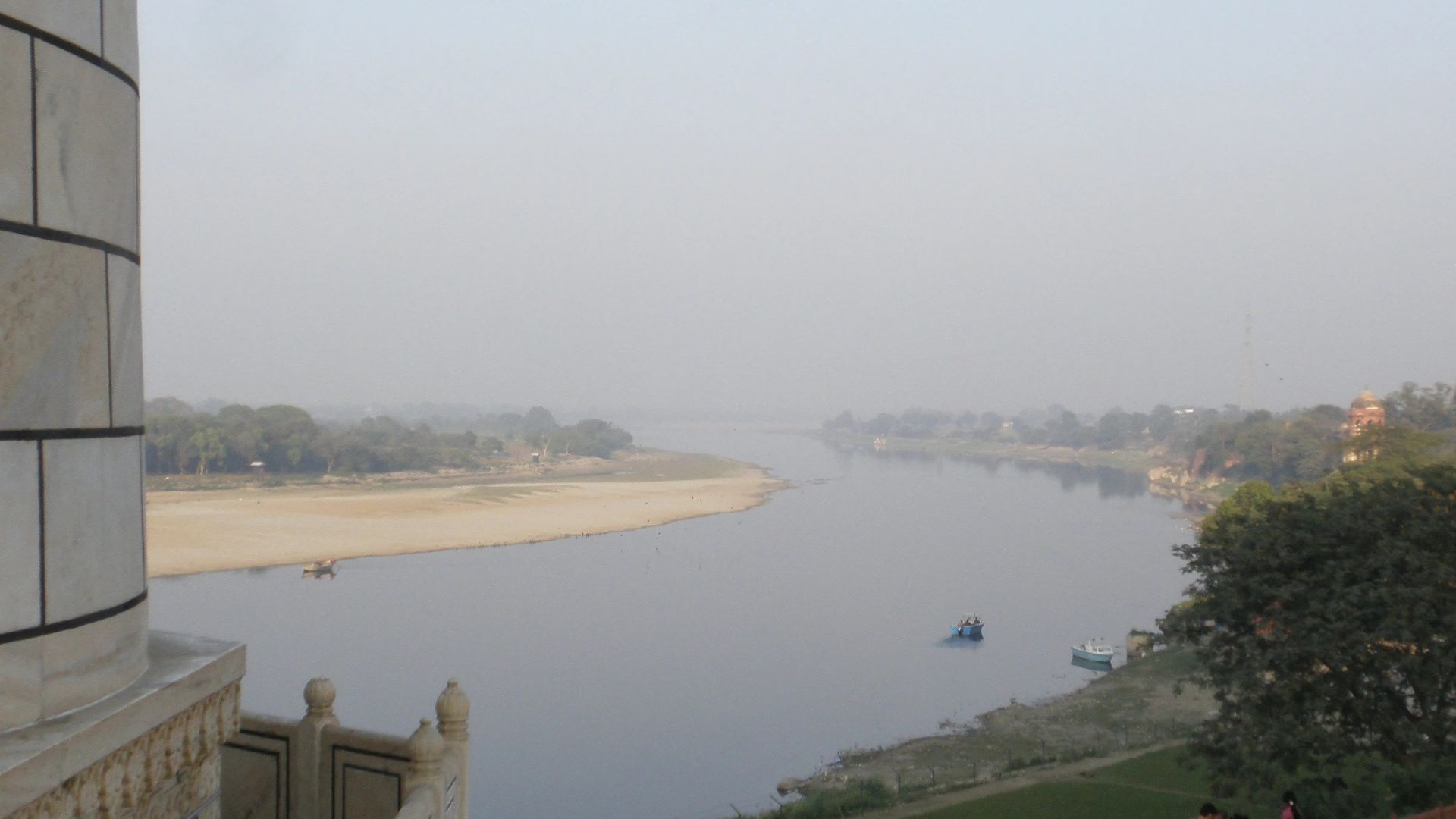 Yamuna River from Taj Mahal - Agra Rajasthan