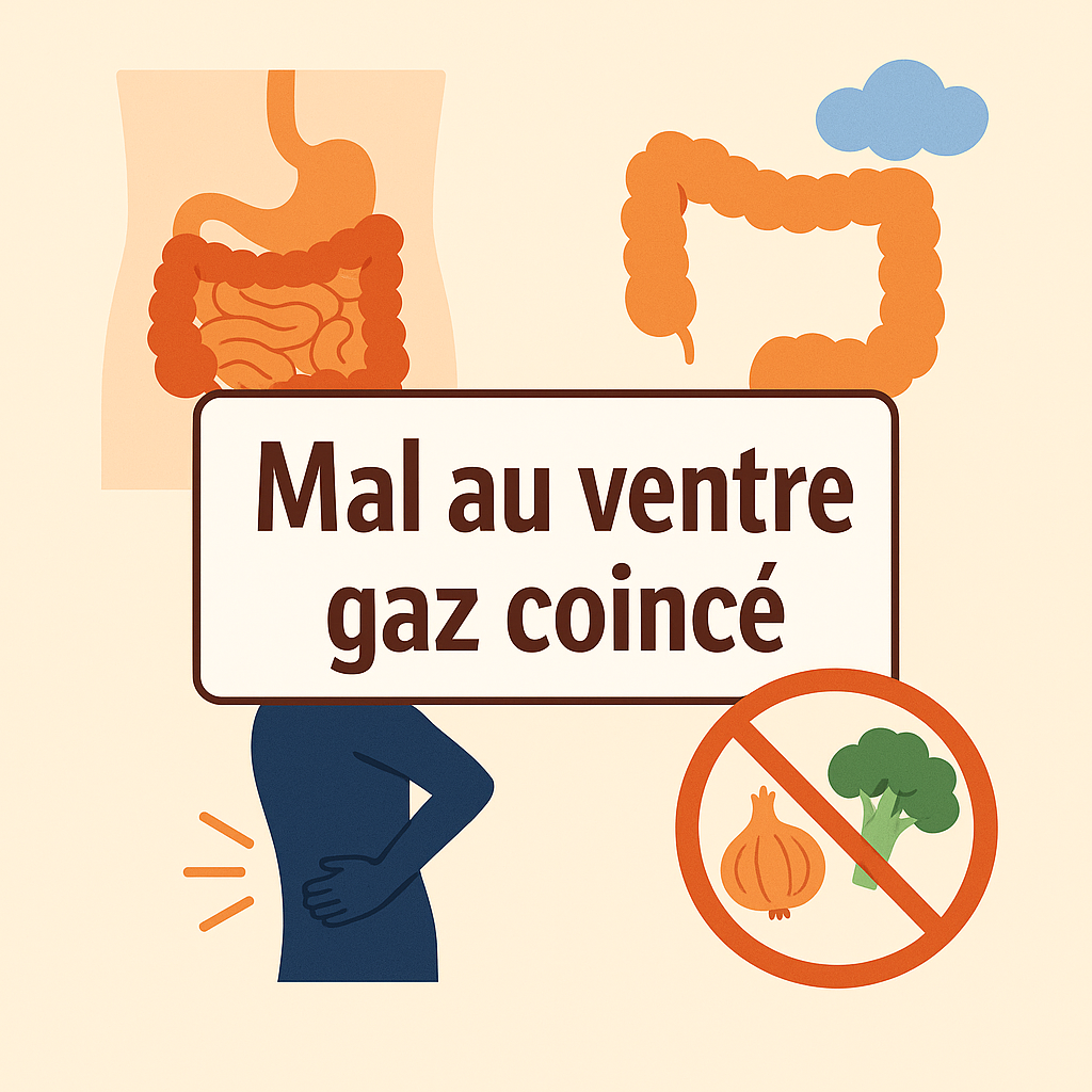 Mal au ventre : gaz coinc