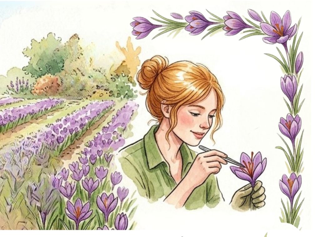 Saffraan kweek je gewoon in je eigen tuin