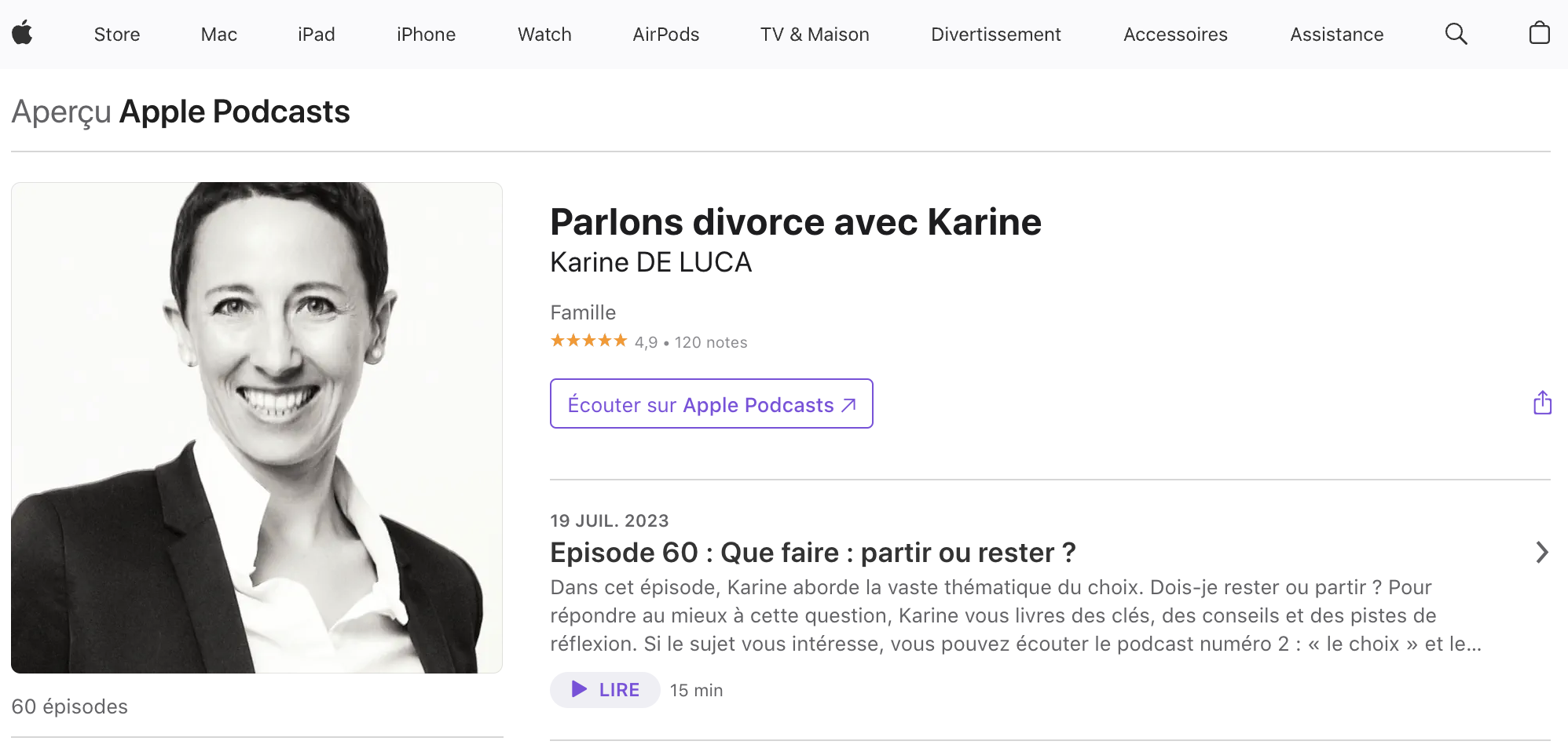 Podcast Karine DE LUCA