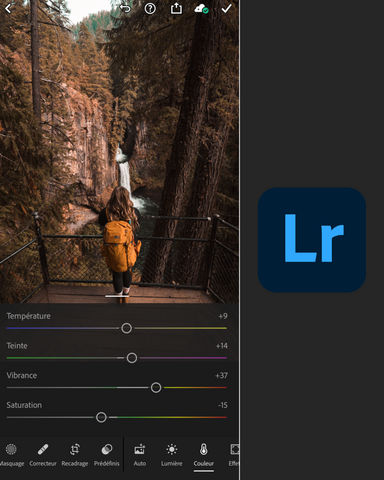 Tutoriel retouche Lightroom automne