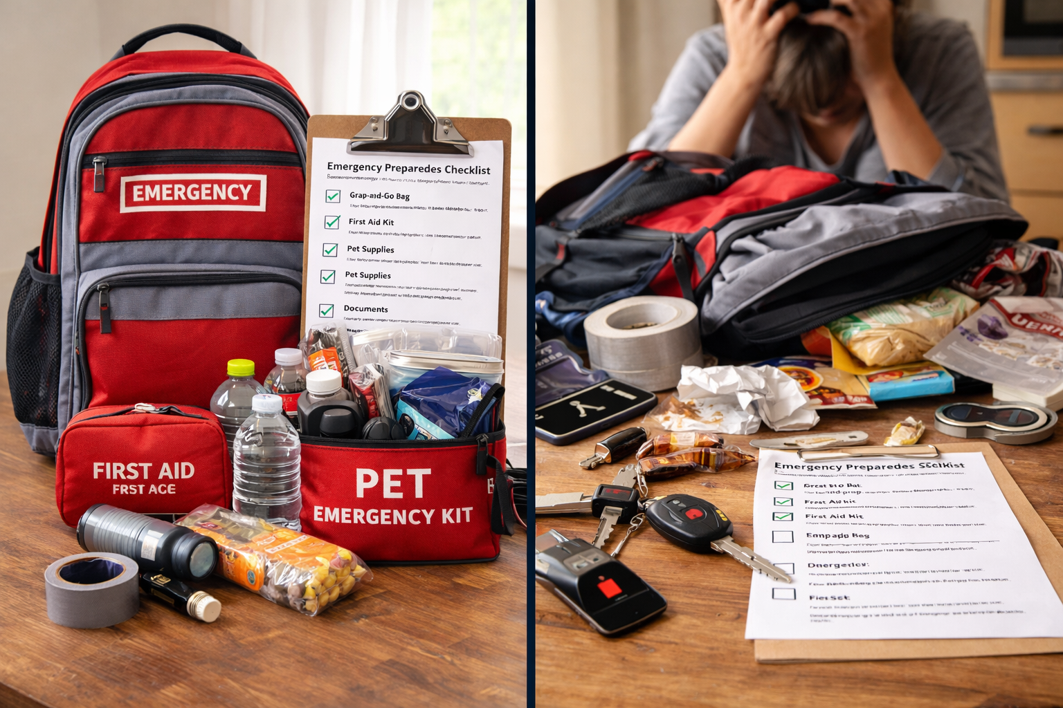 Prepared Kit vs. Not prepared