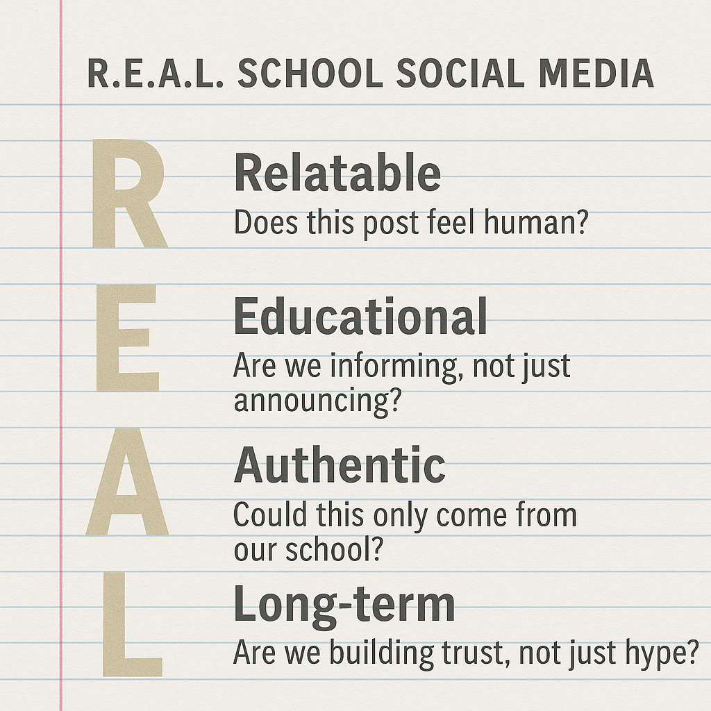 REAL social media for schools