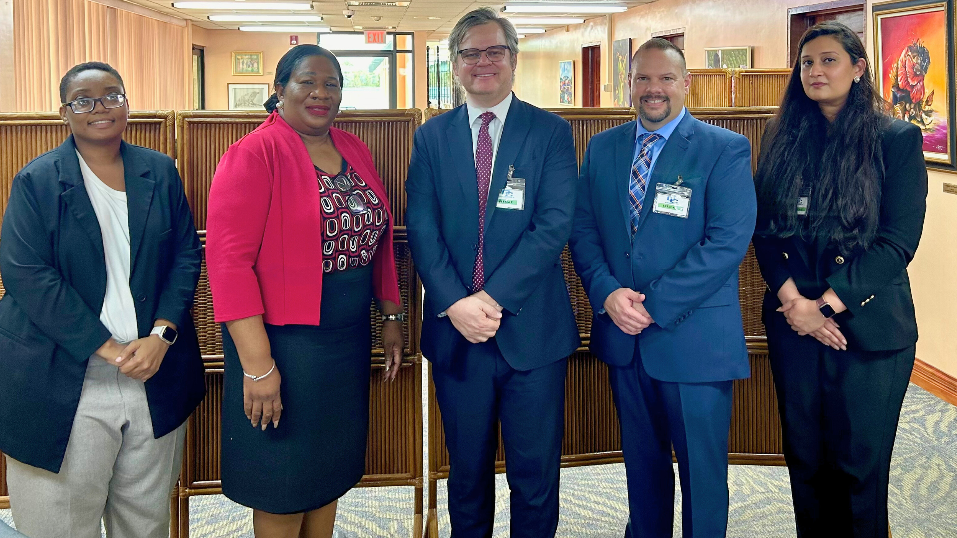 Meeting at CARICOM headquarters in Guyana