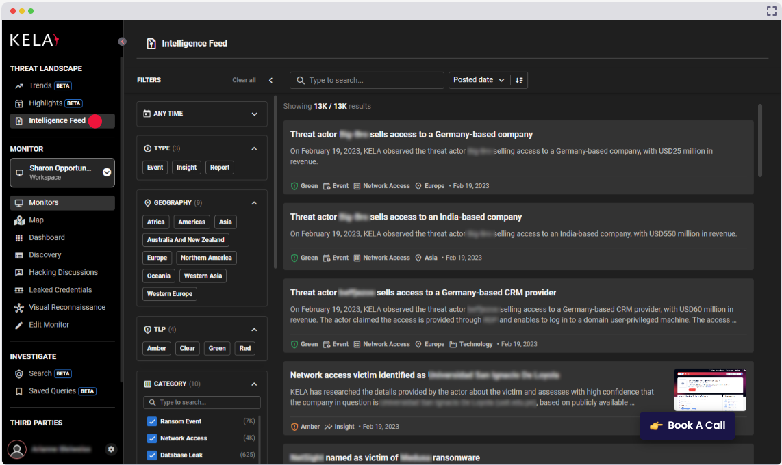 KELA Cyber herramienta OSINT