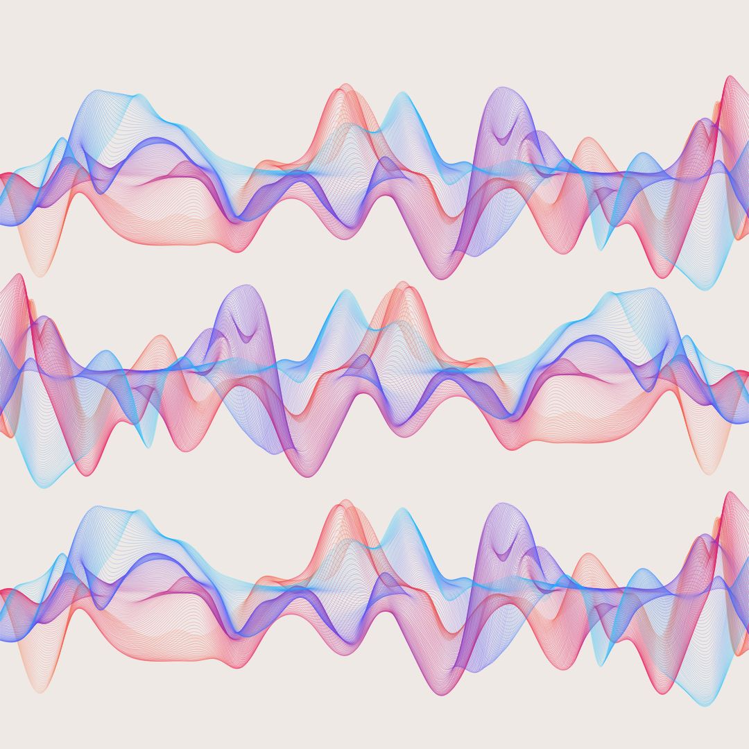 Frequency Waves representing soud