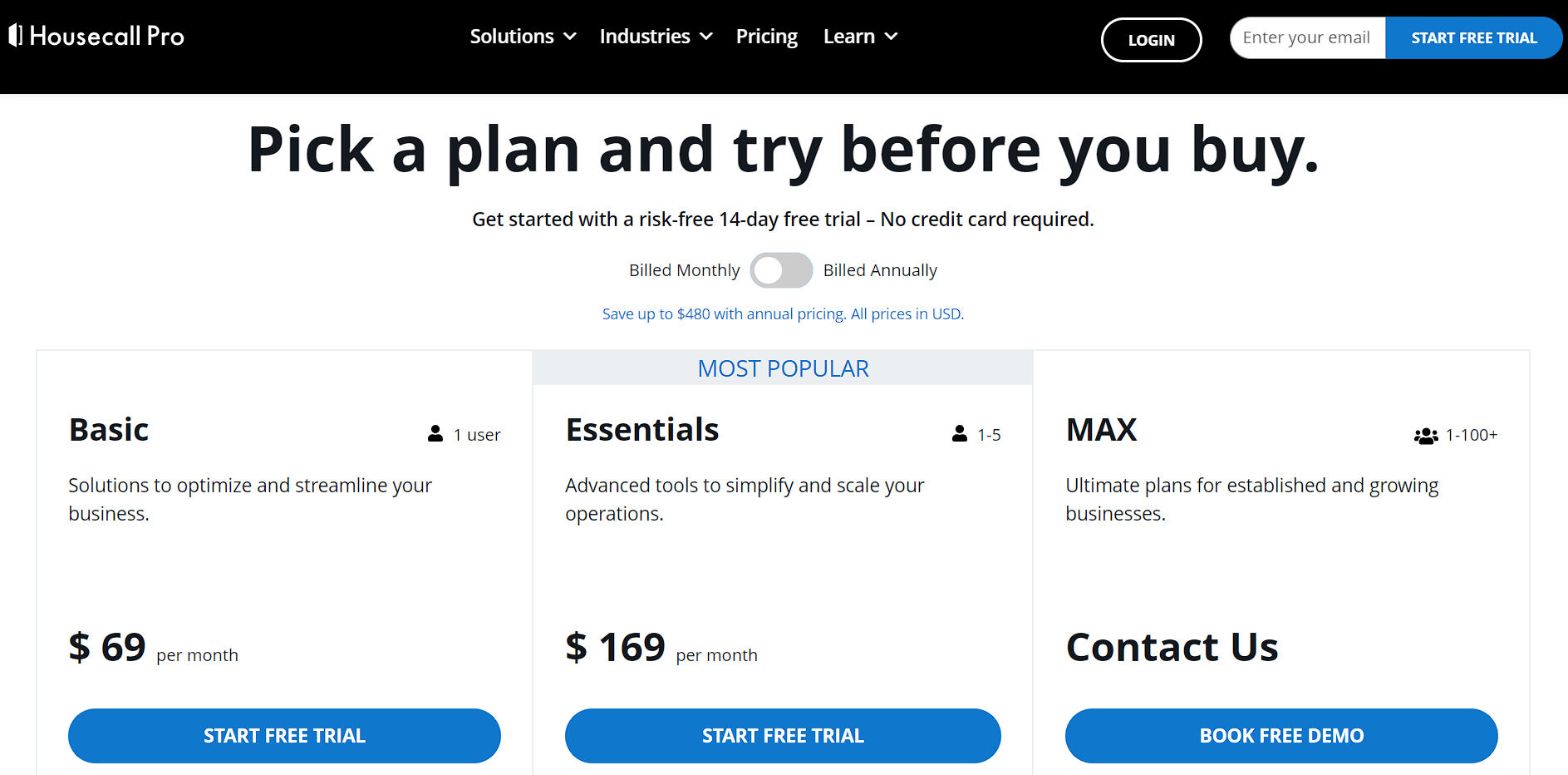 Housecall Pro Pricing